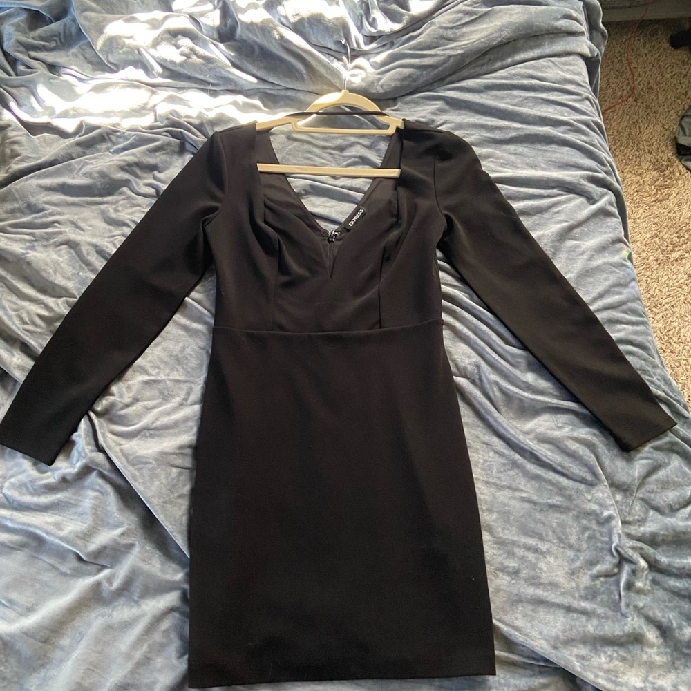 Express black mini dress